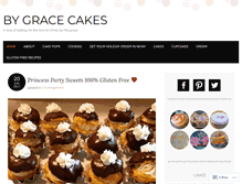 Tablet Screenshot of bygracecakes.com